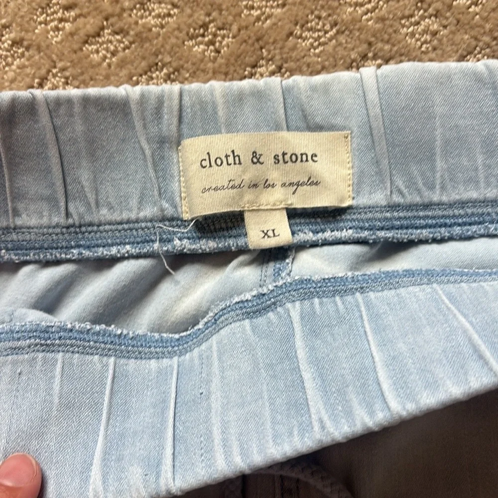 Cloth and Stone Light Blue Soft Jogger Pants size XL - Picture 9 of 9